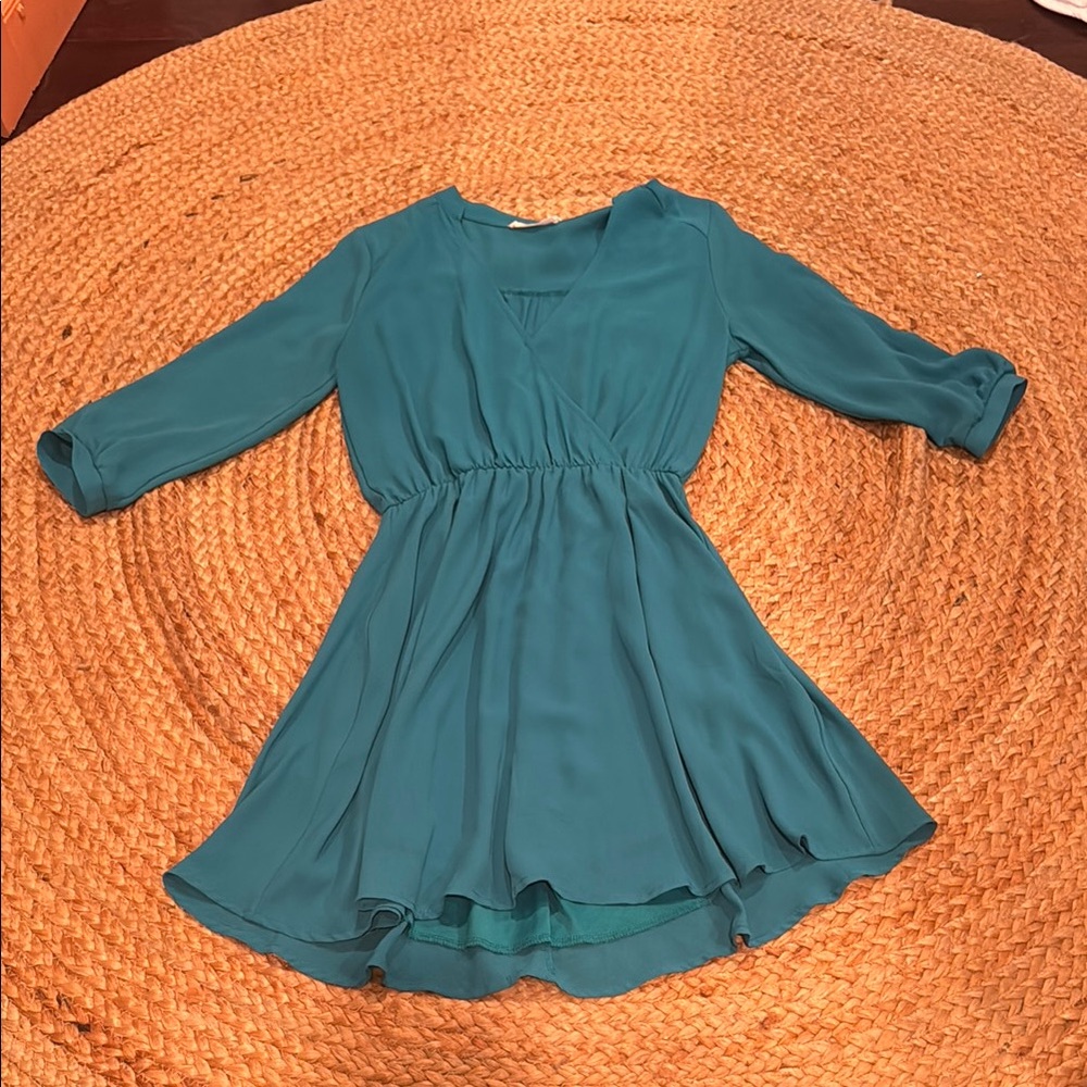 Lush Turquoise Dress